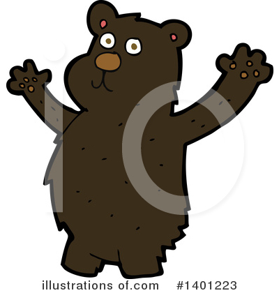Royalty-Free (RF) Bear Clipart Illustration by lineartestpilot - Stock Sample #1401223