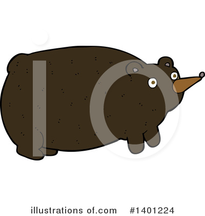 Royalty-Free (RF) Bear Clipart Illustration by lineartestpilot - Stock Sample #1401224
