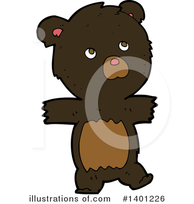 Royalty-Free (RF) Bear Clipart Illustration by lineartestpilot - Stock Sample #1401226
