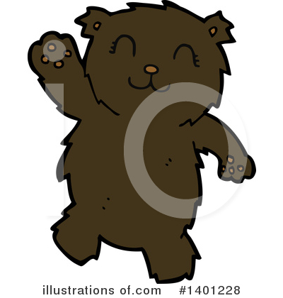 Royalty-Free (RF) Bear Clipart Illustration by lineartestpilot - Stock Sample #1401228