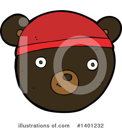 Royalty-Free (RF) Bear Clipart Illustration by lineartestpilot - Stock Sample #1401232