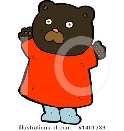 Royalty-Free (RF) Bear Clipart Illustration by lineartestpilot - Stock Sample #1401236