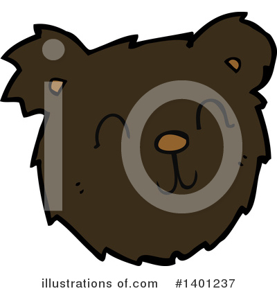 Royalty-Free (RF) Bear Clipart Illustration by lineartestpilot - Stock Sample #1401237