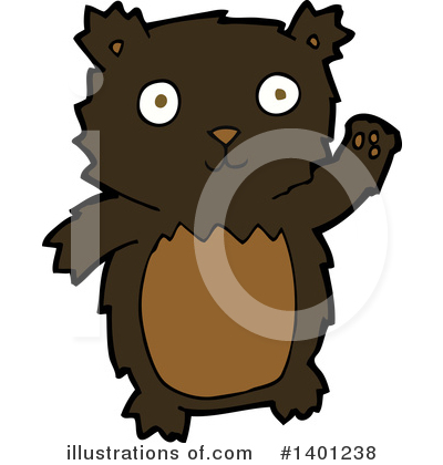 Royalty-Free (RF) Bear Clipart Illustration by lineartestpilot - Stock Sample #1401238