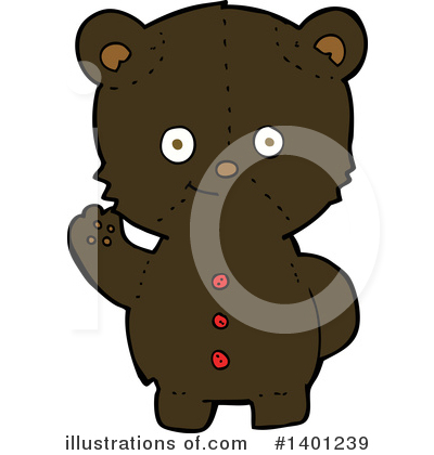 Royalty-Free (RF) Bear Clipart Illustration by lineartestpilot - Stock Sample #1401239