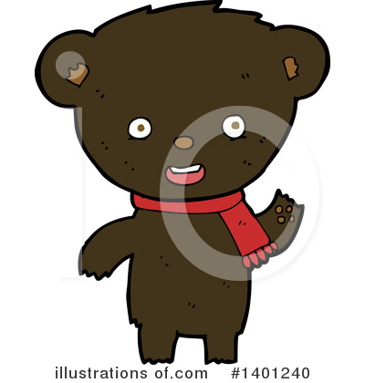 Royalty-Free (RF) Bear Clipart Illustration by lineartestpilot - Stock Sample #1401240