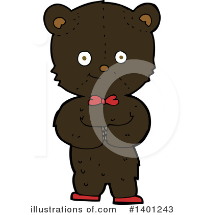 Royalty-Free (RF) Bear Clipart Illustration by lineartestpilot - Stock Sample #1401243
