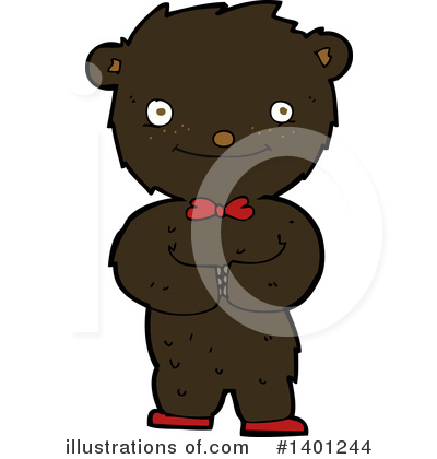 Royalty-Free (RF) Bear Clipart Illustration by lineartestpilot - Stock Sample #1401244