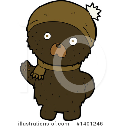Royalty-Free (RF) Bear Clipart Illustration by lineartestpilot - Stock Sample #1401246