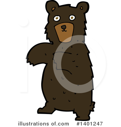 Royalty-Free (RF) Bear Clipart Illustration by lineartestpilot - Stock Sample #1401247