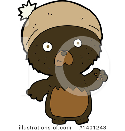 Royalty-Free (RF) Bear Clipart Illustration by lineartestpilot - Stock Sample #1401248