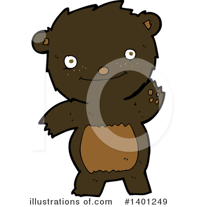 Royalty-Free (RF) Bear Clipart Illustration by lineartestpilot - Stock Sample #1401249
