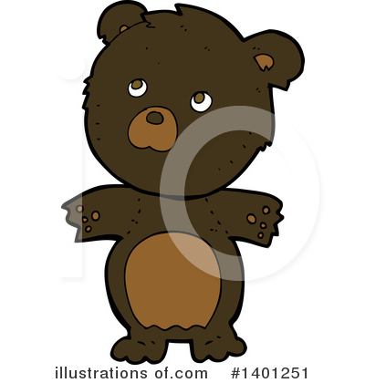 Royalty-Free (RF) Bear Clipart Illustration by lineartestpilot - Stock Sample #1401251