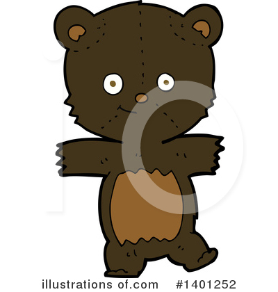 Royalty-Free (RF) Bear Clipart Illustration by lineartestpilot - Stock Sample #1401252
