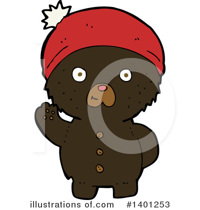 Royalty-Free (RF) Bear Clipart Illustration by lineartestpilot - Stock Sample #1401253