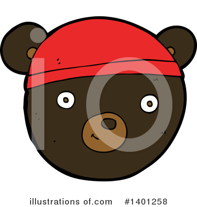 Royalty-Free (RF) Bear Clipart Illustration by lineartestpilot - Stock Sample #1401258