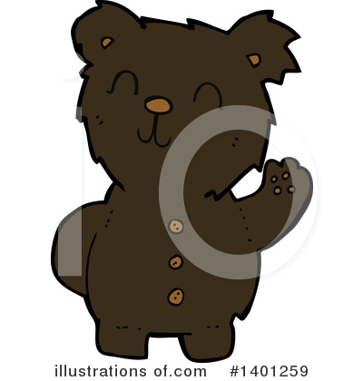 Royalty-Free (RF) Bear Clipart Illustration by lineartestpilot - Stock Sample #1401259