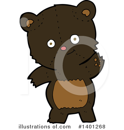 Royalty-Free (RF) Bear Clipart Illustration by lineartestpilot - Stock Sample #1401268