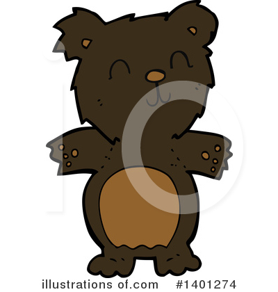 Royalty-Free (RF) Bear Clipart Illustration by lineartestpilot - Stock Sample #1401274