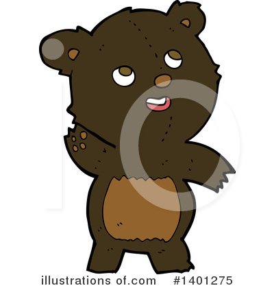 Royalty-Free (RF) Bear Clipart Illustration by lineartestpilot - Stock Sample #1401275