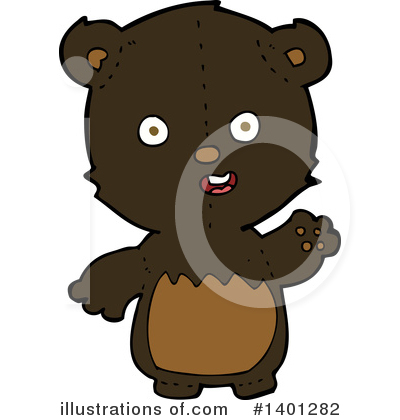Royalty-Free (RF) Bear Clipart Illustration by lineartestpilot - Stock Sample #1401282