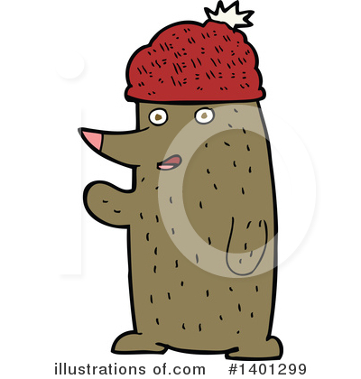Royalty-Free (RF) Bear Clipart Illustration by lineartestpilot - Stock Sample #1401299