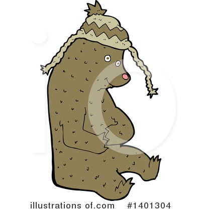 Royalty-Free (RF) Bear Clipart Illustration by lineartestpilot - Stock Sample #1401304