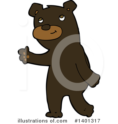 Royalty-Free (RF) Bear Clipart Illustration by lineartestpilot - Stock Sample #1401317