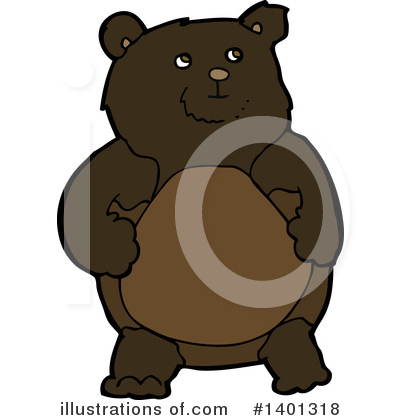 Royalty-Free (RF) Bear Clipart Illustration by lineartestpilot - Stock Sample #1401318