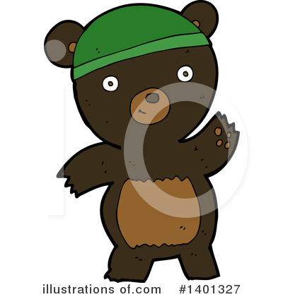 Royalty-Free (RF) Bear Clipart Illustration by lineartestpilot - Stock Sample #1401327
