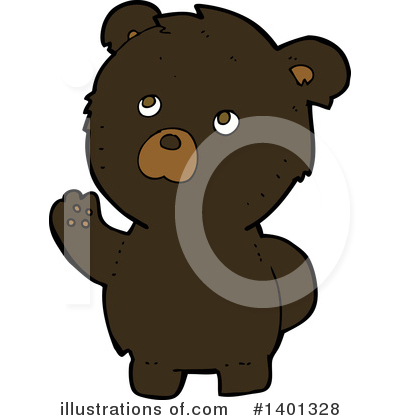 Royalty-Free (RF) Bear Clipart Illustration by lineartestpilot - Stock Sample #1401328