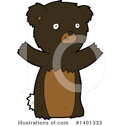 Royalty-Free (RF) Bear Clipart Illustration by lineartestpilot - Stock Sample #1401333