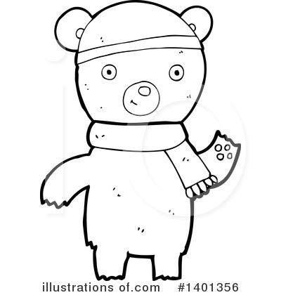 Royalty-Free (RF) Bear Clipart Illustration by lineartestpilot - Stock Sample #1401356