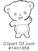 Bear Clipart #1401358 by lineartestpilot