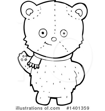 Royalty-Free (RF) Bear Clipart Illustration by lineartestpilot - Stock Sample #1401359