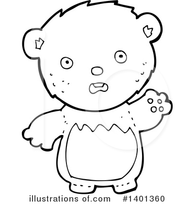 Royalty-Free (RF) Bear Clipart Illustration by lineartestpilot - Stock Sample #1401360