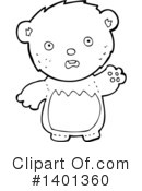 Bear Clipart #1401360 by lineartestpilot