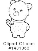 Bear Clipart #1401363 by lineartestpilot