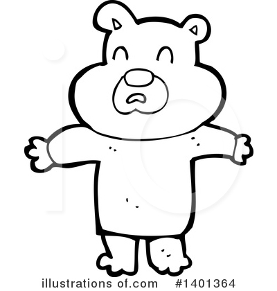 Royalty-Free (RF) Bear Clipart Illustration by lineartestpilot - Stock Sample #1401364