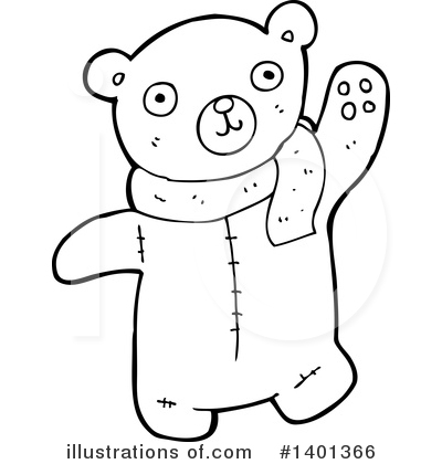 Royalty-Free (RF) Bear Clipart Illustration by lineartestpilot - Stock Sample #1401366