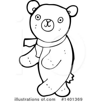 Royalty-Free (RF) Bear Clipart Illustration by lineartestpilot - Stock Sample #1401369
