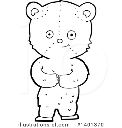 Royalty-Free (RF) Bear Clipart Illustration by lineartestpilot - Stock Sample #1401370