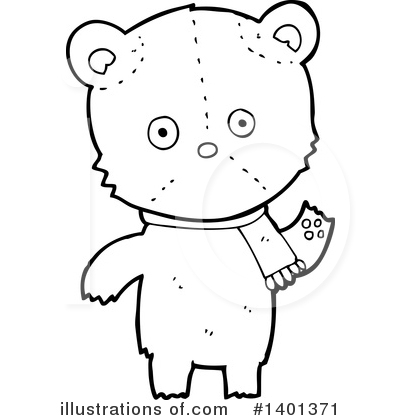 Royalty-Free (RF) Bear Clipart Illustration by lineartestpilot - Stock Sample #1401371