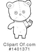 Bear Clipart #1401371 by lineartestpilot
