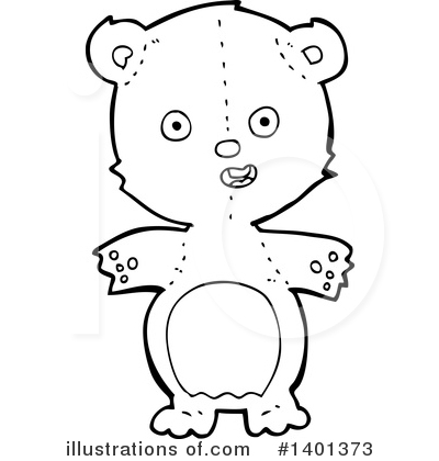 Royalty-Free (RF) Bear Clipart Illustration by lineartestpilot - Stock Sample #1401373