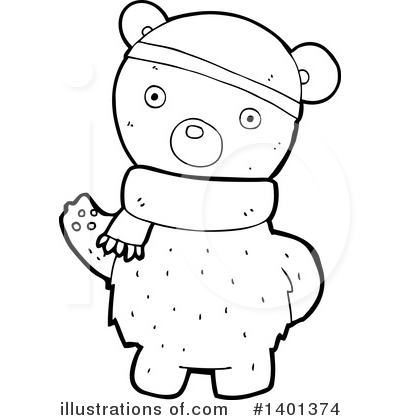 Royalty-Free (RF) Bear Clipart Illustration by lineartestpilot - Stock Sample #1401374