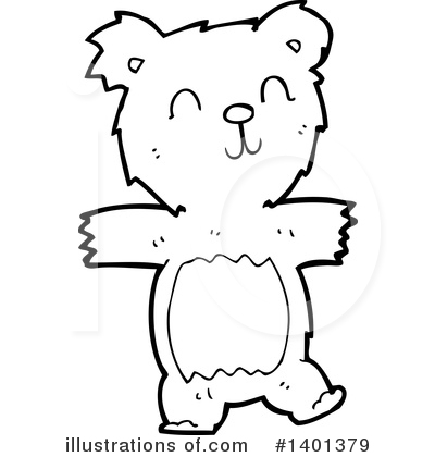 Royalty-Free (RF) Bear Clipart Illustration by lineartestpilot - Stock Sample #1401379