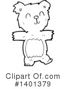 Bear Clipart #1401379 by lineartestpilot