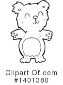 Bear Clipart #1401380 by lineartestpilot