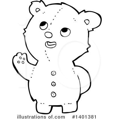 Royalty-Free (RF) Bear Clipart Illustration by lineartestpilot - Stock Sample #1401381